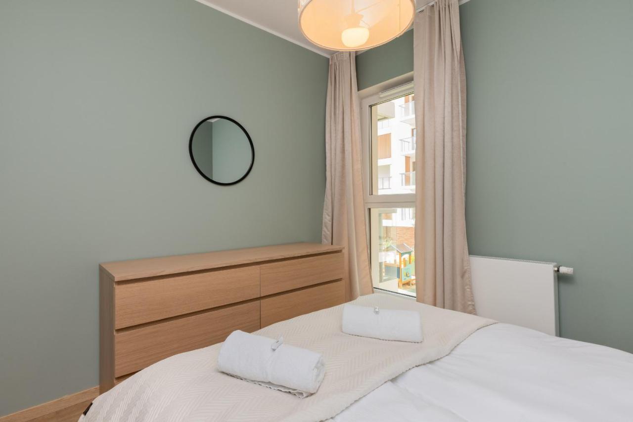 Bright & Stylish Apartment With Balcony 1,5 Km To Gdansk Main City By Noclegi Renters Dış mekan fotoğraf